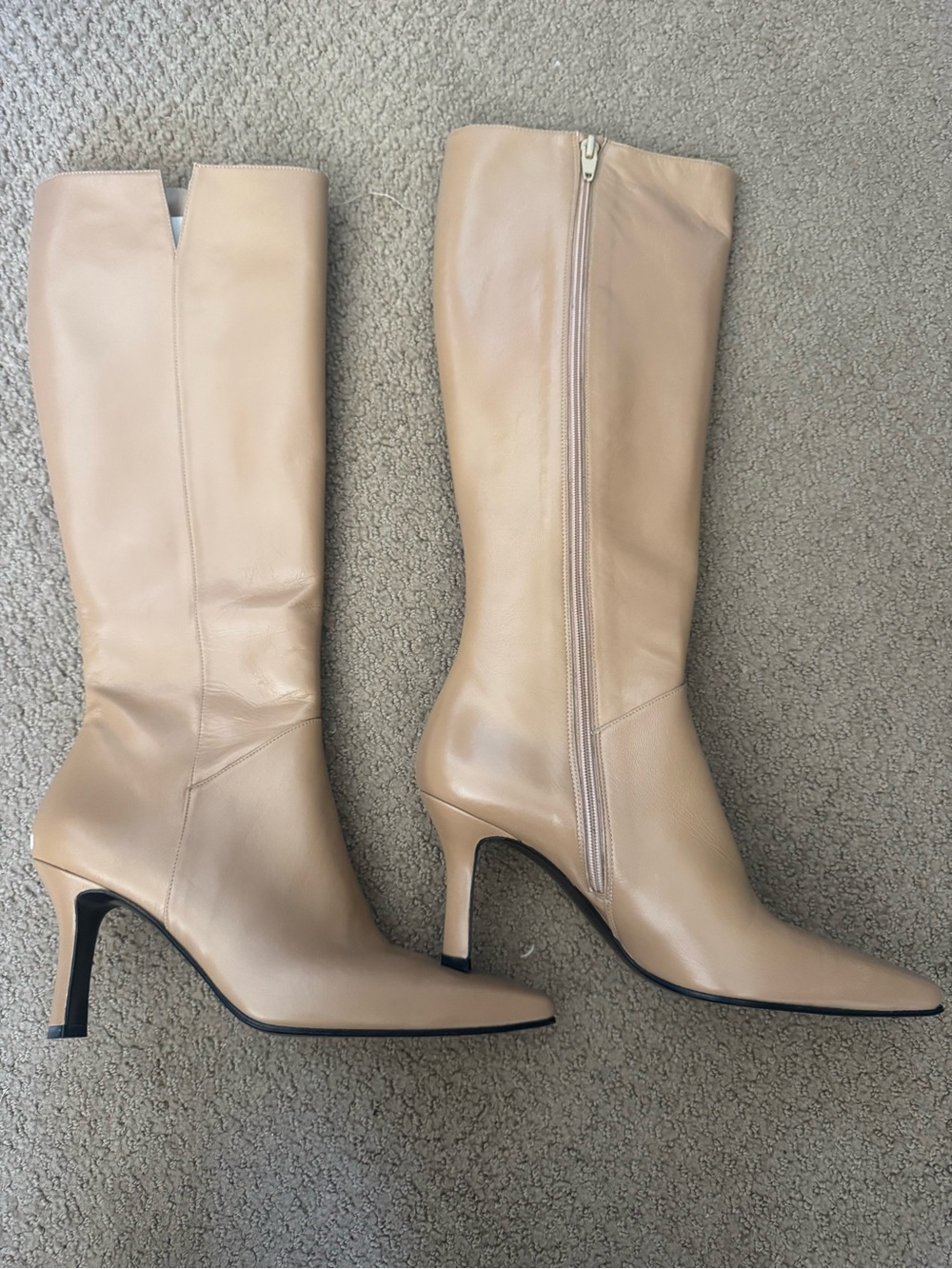 Stuart weitzman Women's High Tan Leather Heeled Boots